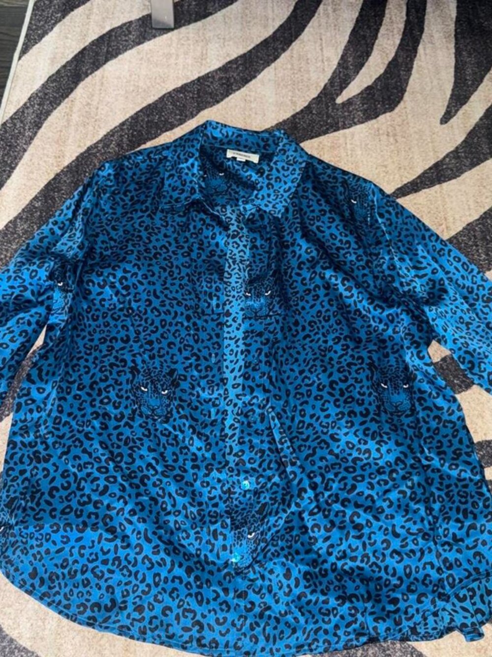 L'AGENCE Tyler Blouse Size L - Picture 2 of 3